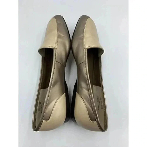 Enzo Angiolini Women's Leather Colorblock Liberty Loafer‎ Sz 7.5 metalic - Picture 4 of 8